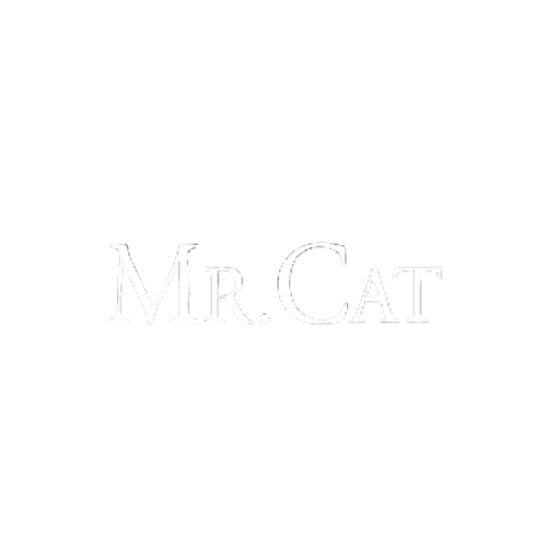 mr cat logo branca